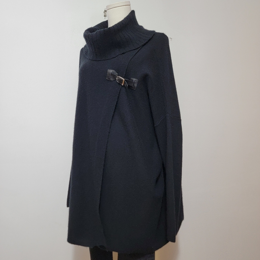 Ply Cashmere Black Cowl Neck Sweater